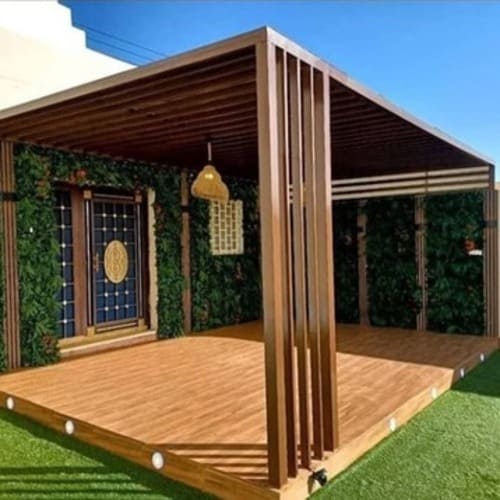 برجولات حديد خشب قماش بتصاميم عصرية وأسعار في متناول الجميع 