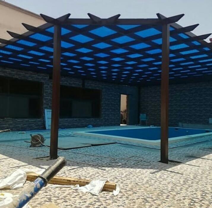 أنواع وأشكال مظلات مسابح بالرياض 0507020970